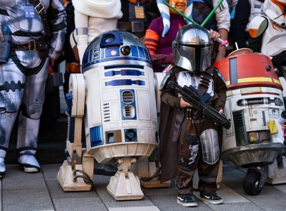Star Wars Characters at the Hal-Con Sci-Fi & Fantasy Convention